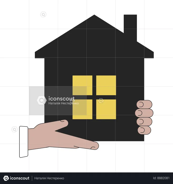 Main tenant l'appartement  Illustration