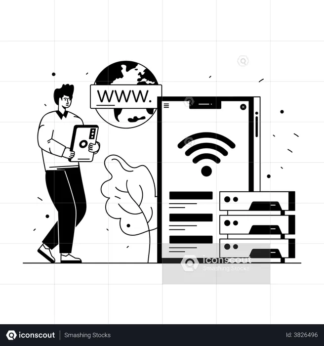 Application hosting  Illustration