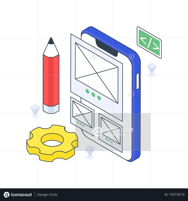 Application Wireframing  Illustration