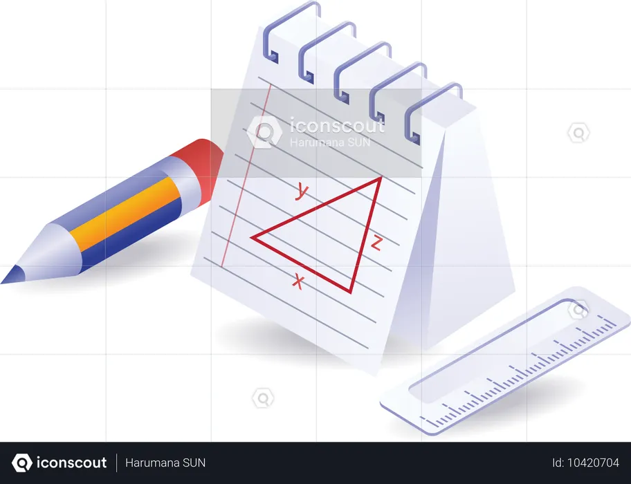 Apprendre la formule mathématique  Illustration