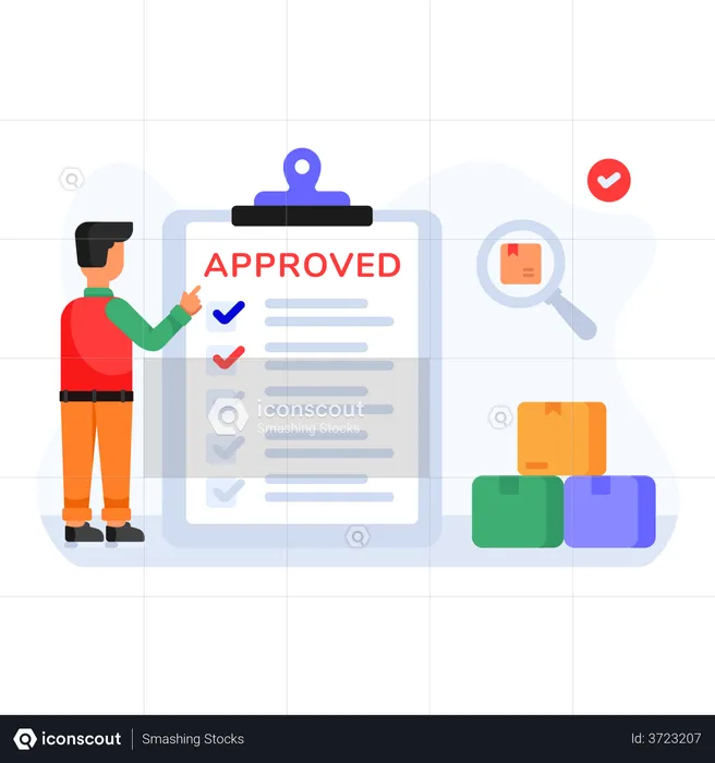 Approved Product Checklist  Illustration