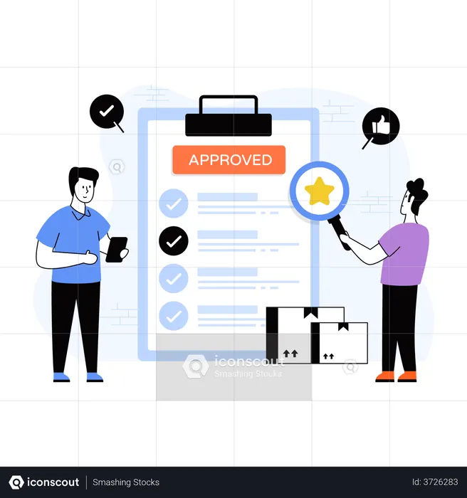 Approved Product quality  Illustration