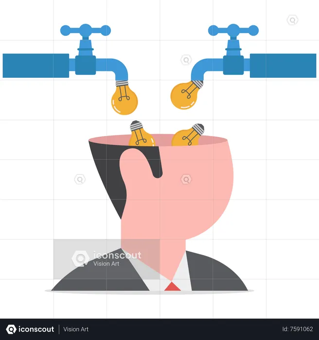 Aprender novas habilidades  Ilustração