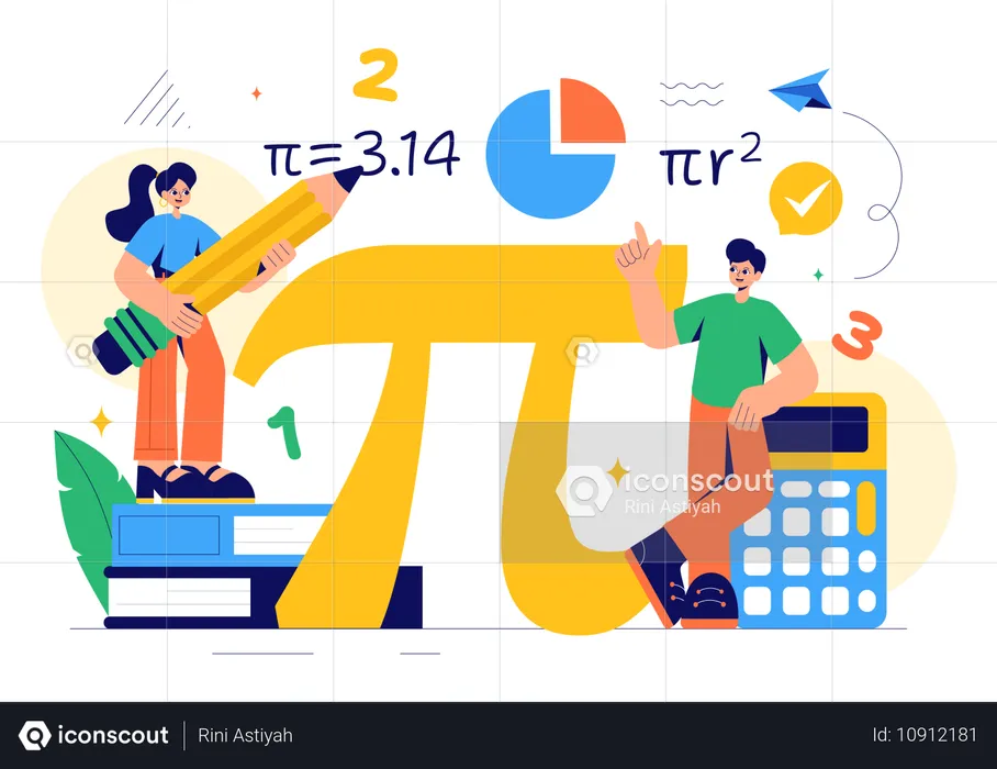 Aprendizaje de las matemáticas  Ilustración