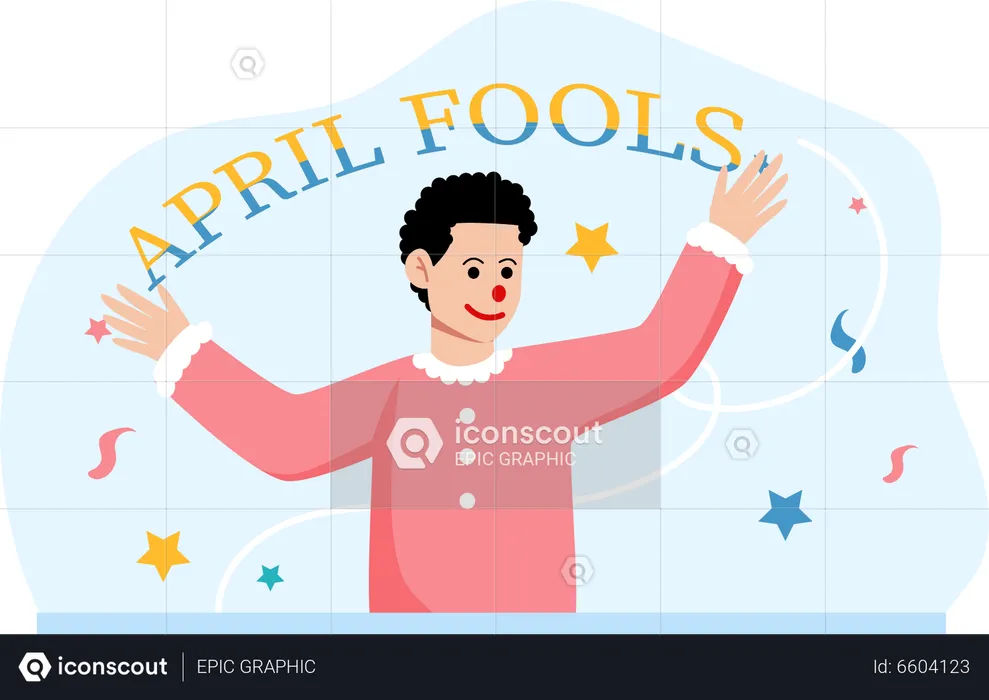 April Fool Celebrations  Illustration