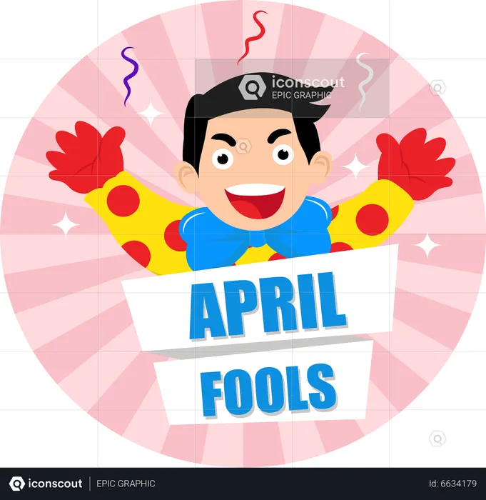 April Fool Celebrations  Illustration