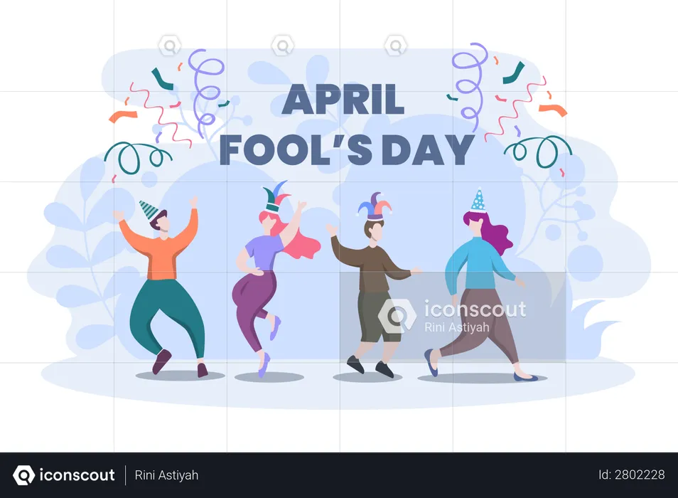 April Fool Day  Illustration