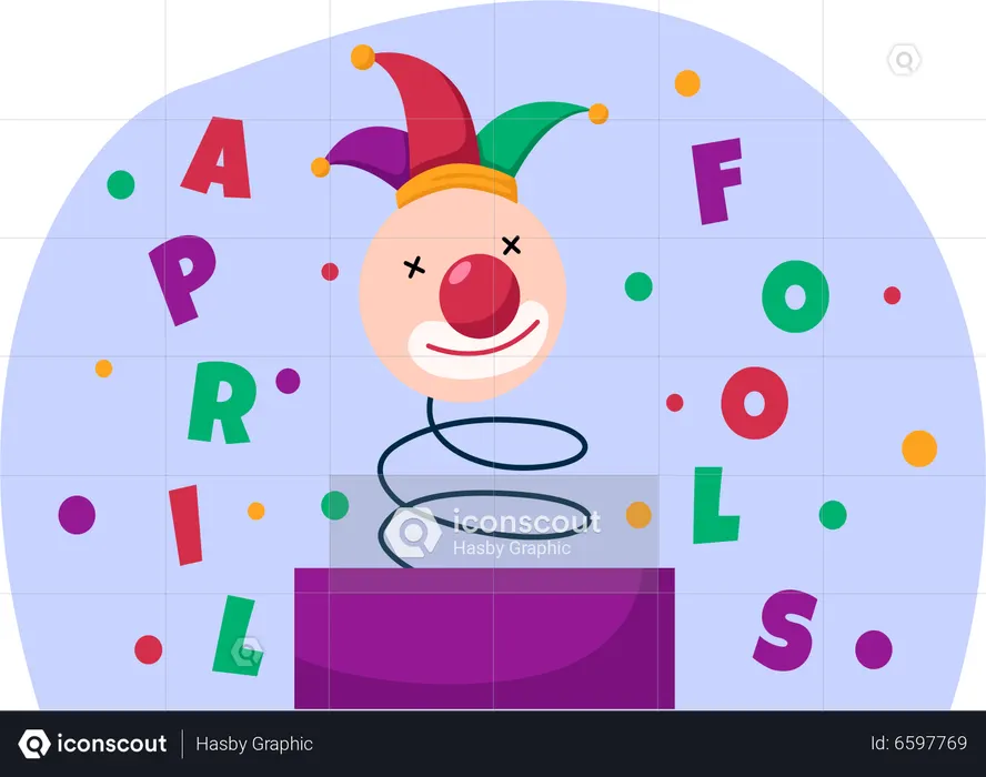 April Fools day  Illustration