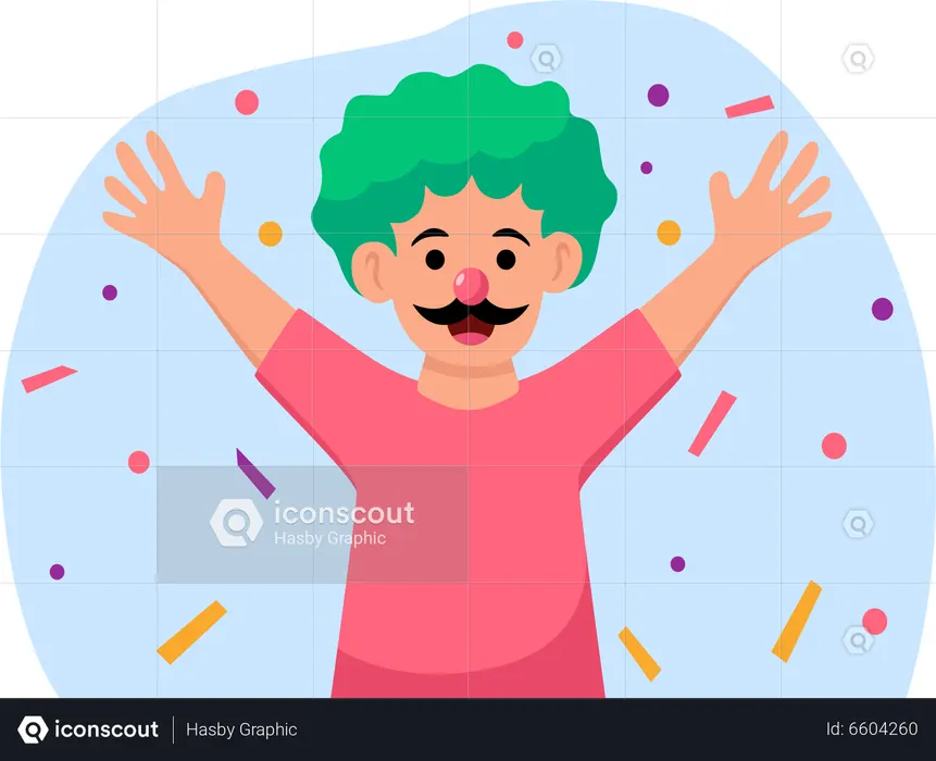 April Fools day  Illustration