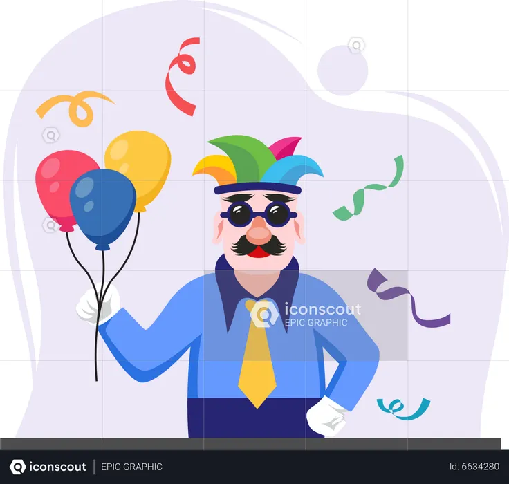 April Fools day  Illustration