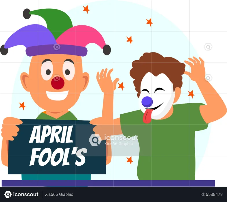 April Fools  Illustration