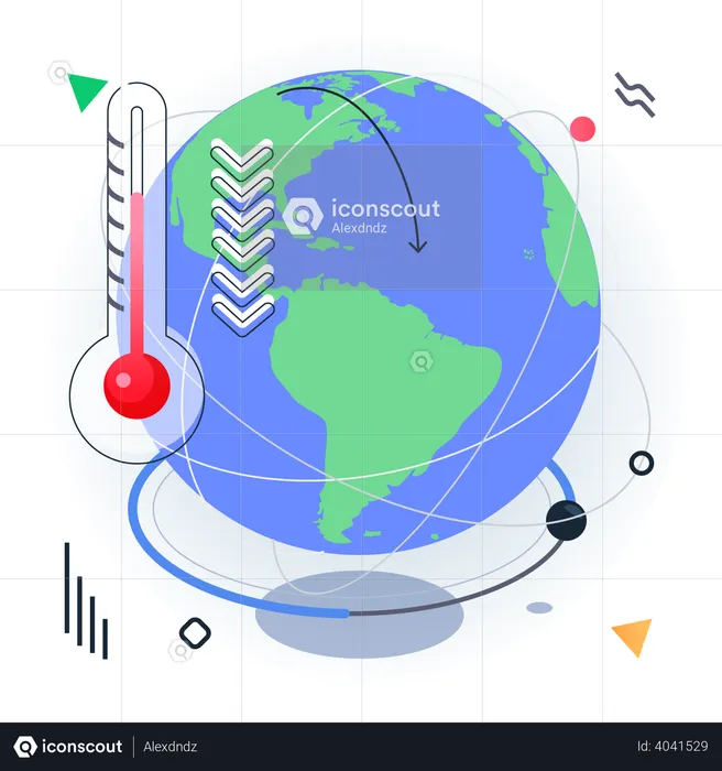 Aquecimento global  Ilustração