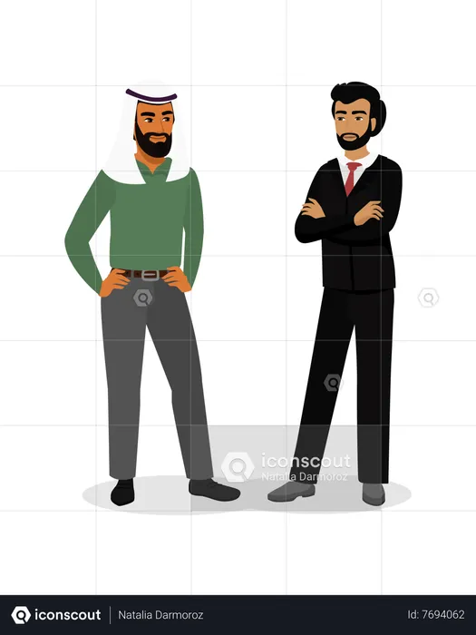 Arab businessmen  Illustration