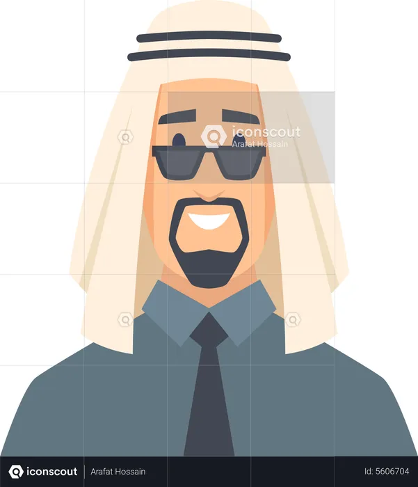 Arab Man  Illustration