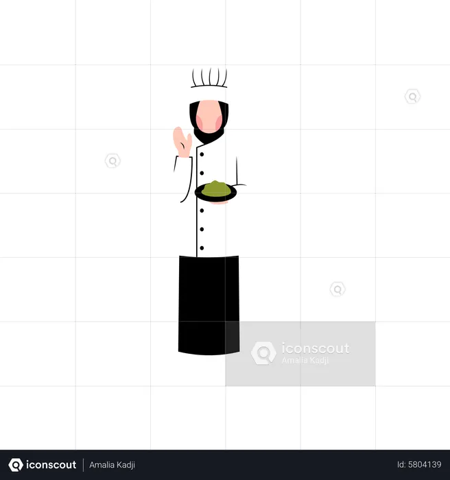 Arabic chef  Illustration