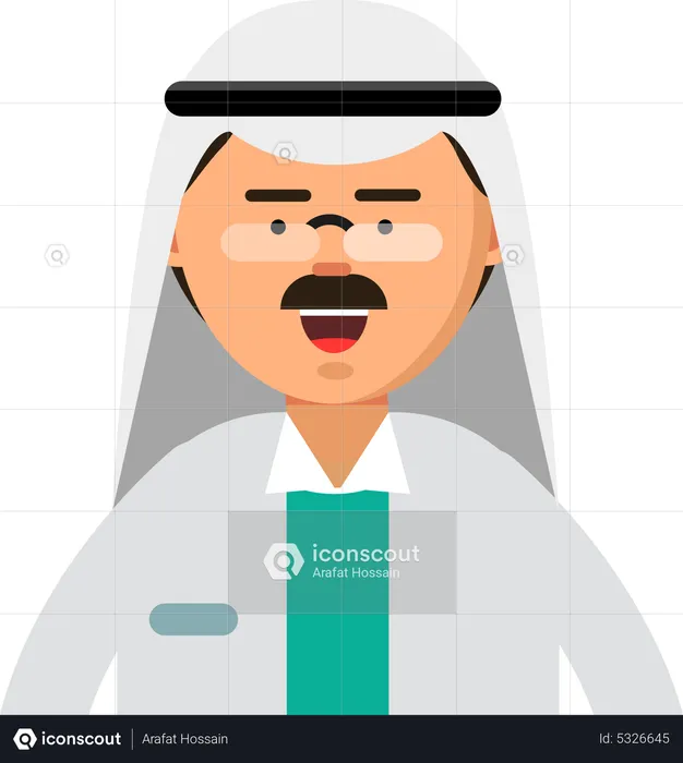 Arabic Doctor  Illustration