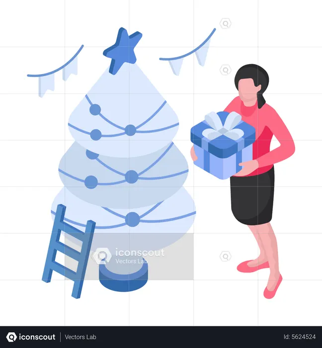 Árbol de Navidad  Ilustración