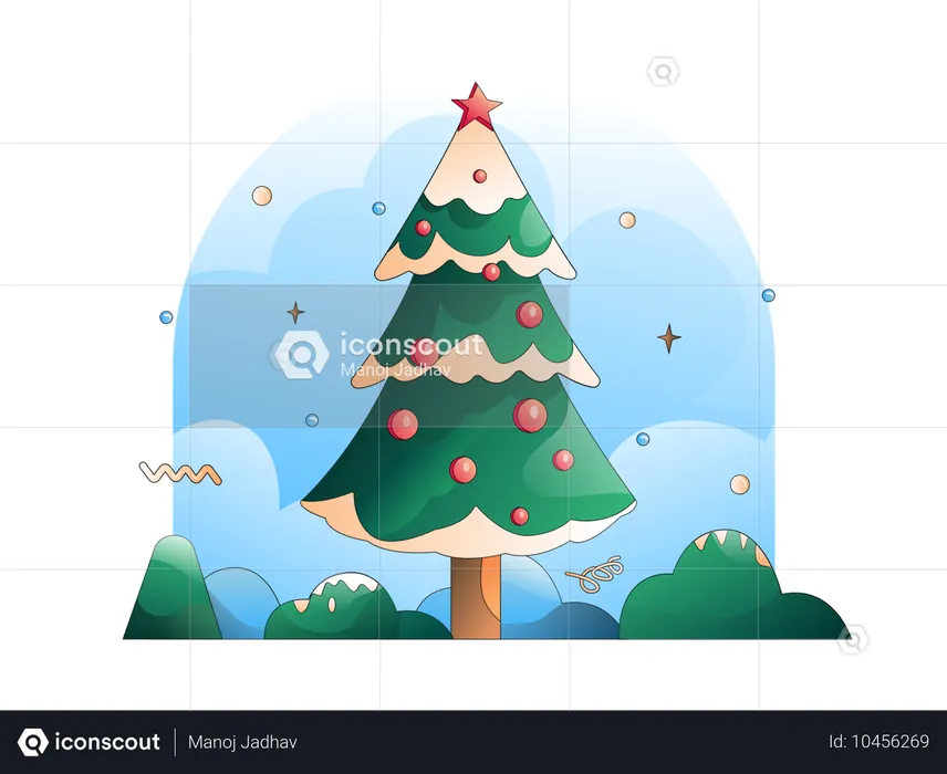 Sapin de Noël  Illustration