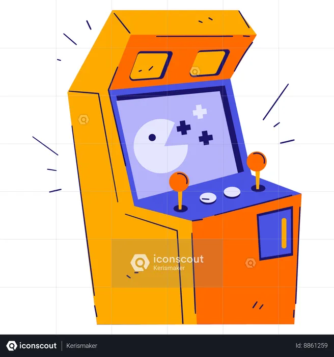 Arcade Game  Illustration