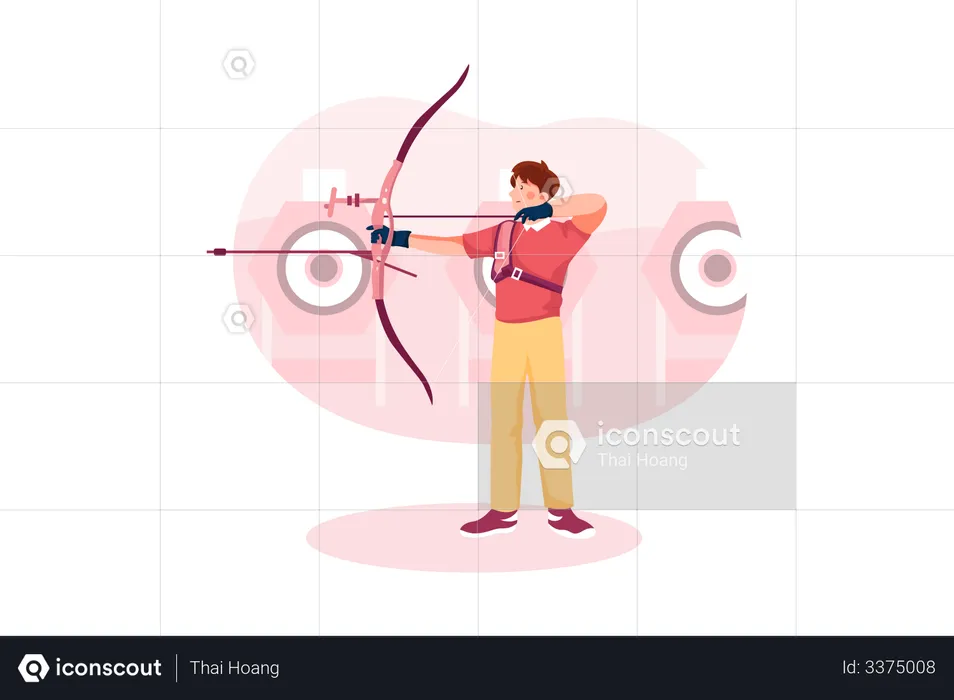 Archery  Illustration