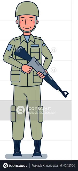 Army man  Illustration