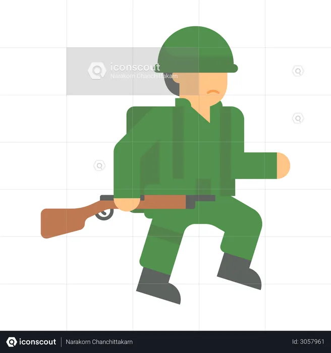 Army person  Illustration