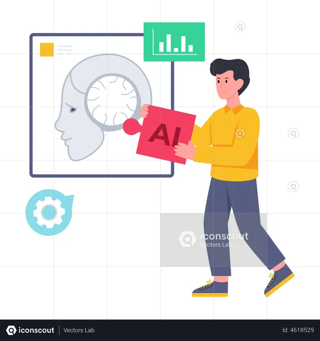 Artificial Brain  Illustration