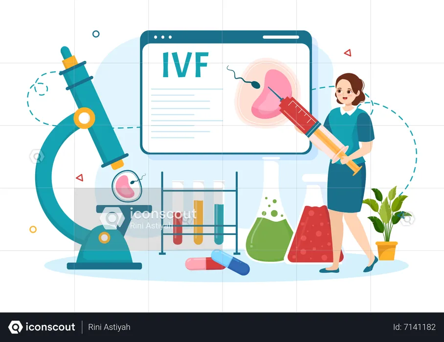 Artificial Insemination  Illustration