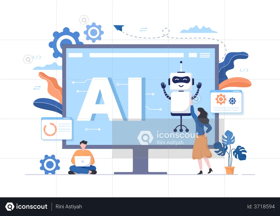 Artificial Intelligence  Illustration