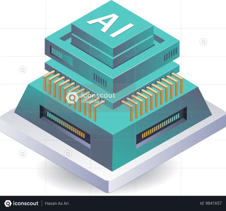 Artificial Intelligence in Data Server Systems  Illustration