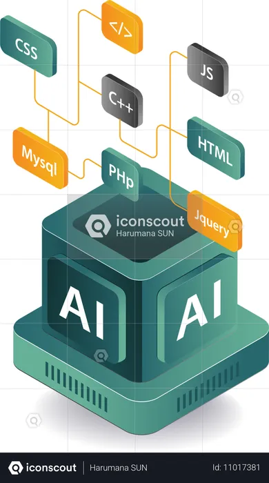 Artificial intelligence program  Illustration