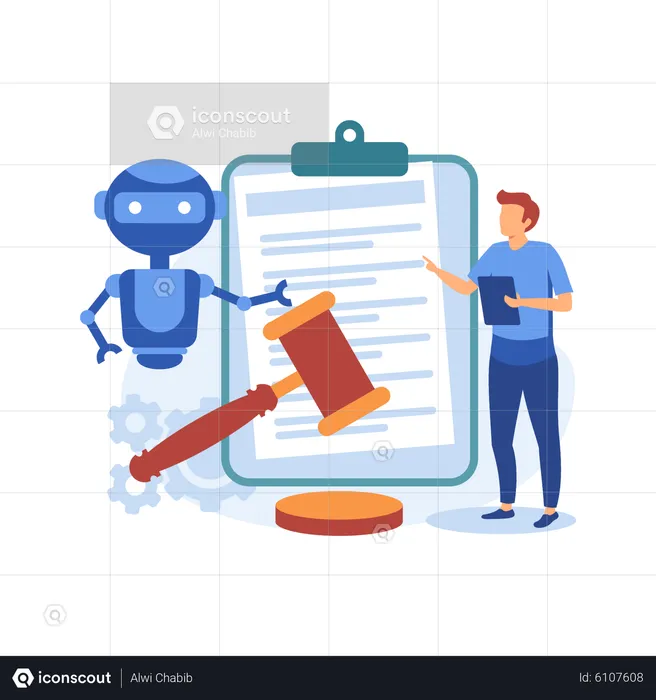 Artificial intelligence regulation  Illustration