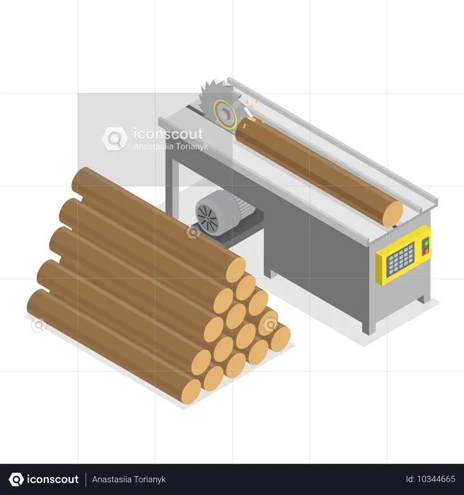 Aserradero  Ilustración