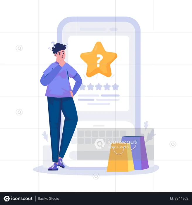 Ask for rating feedback  Illustration