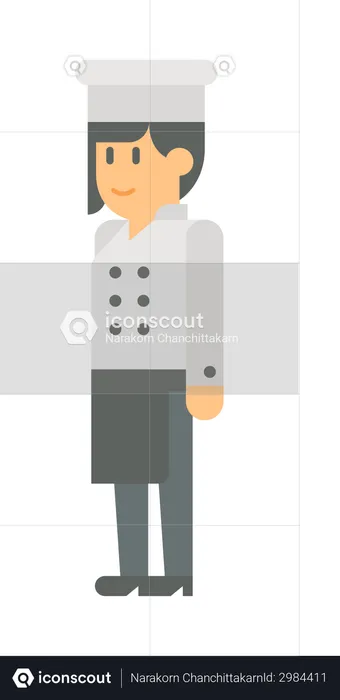 Assistant cook  Illustration