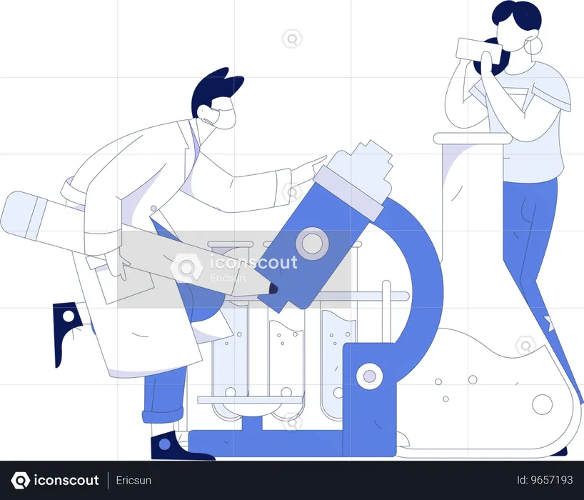 Assistant de laboratoire  Illustration