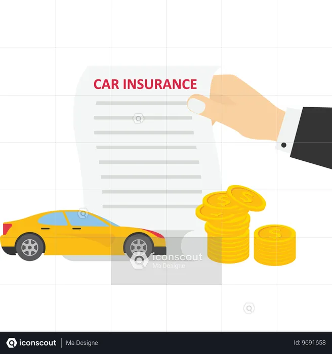 Assurance voiture  Illustration