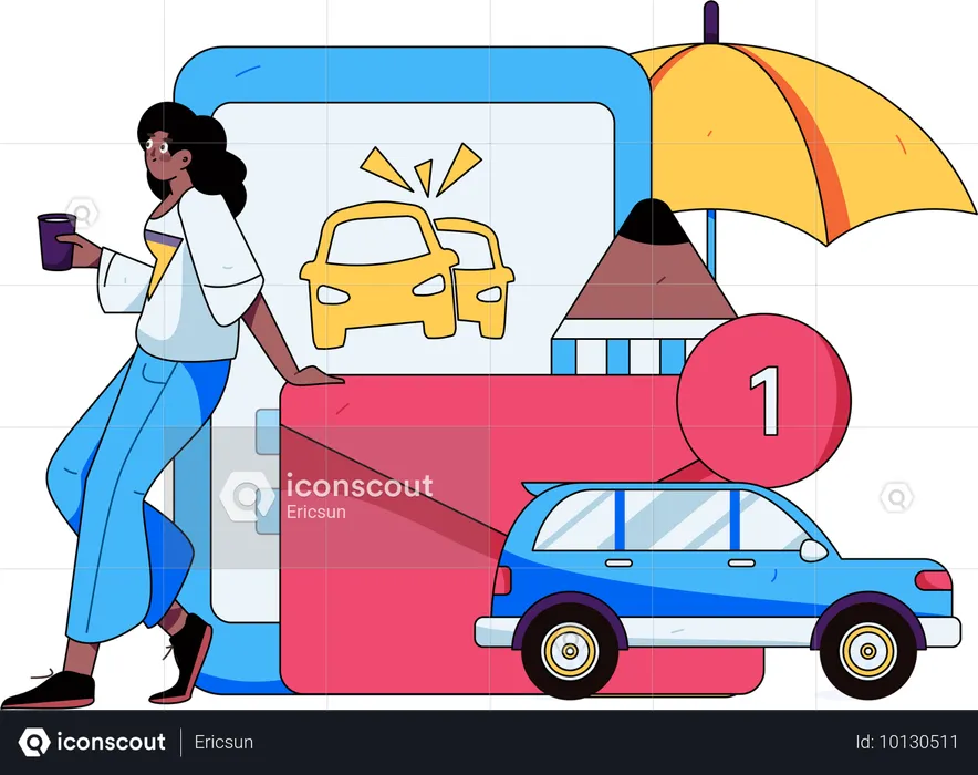 Assurance voiture  Illustration