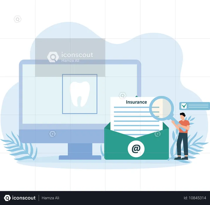 Assurance dents  Illustration