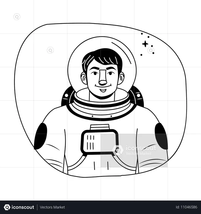 Astronaut  Illustration