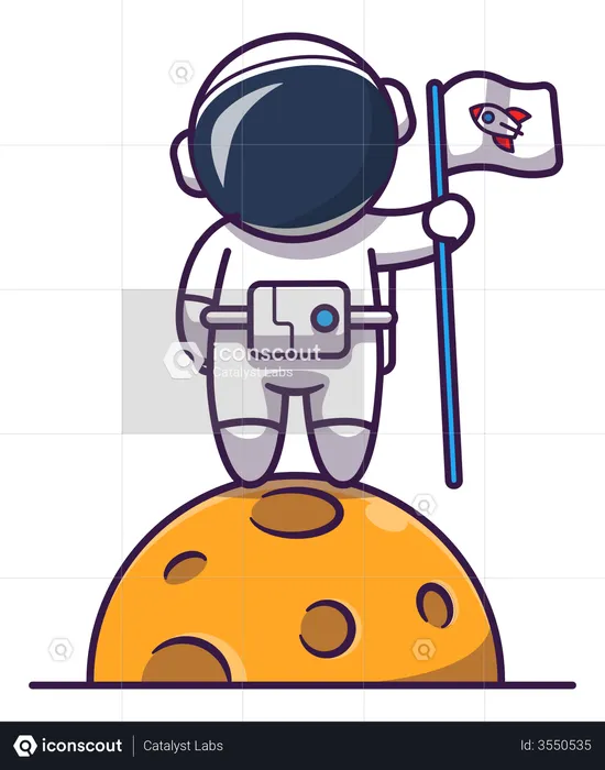 Cartoon Drawing Astronaut Character Png Element PNG Images