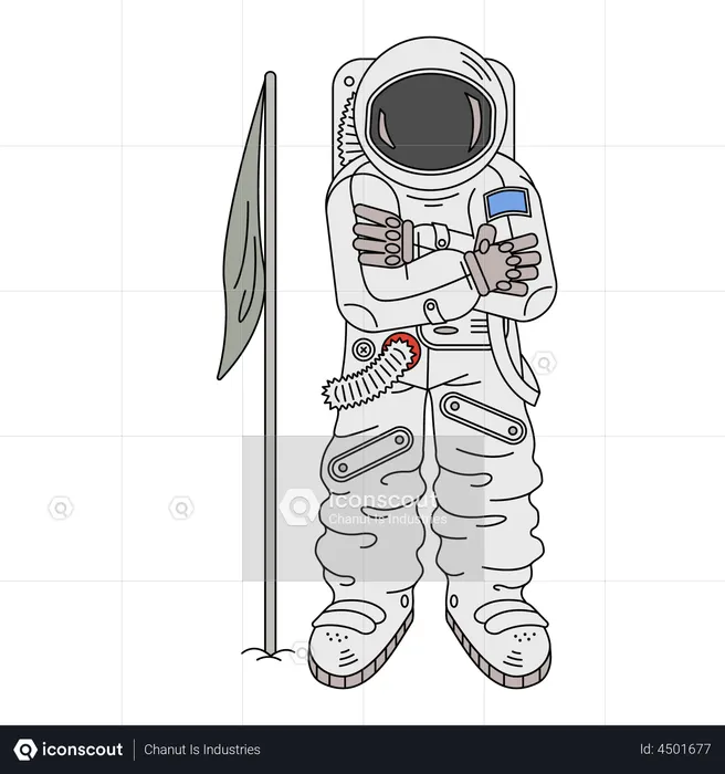 Astronauta  Ilustração