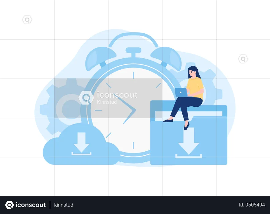 Atividade de entrada de dados  Ilustração