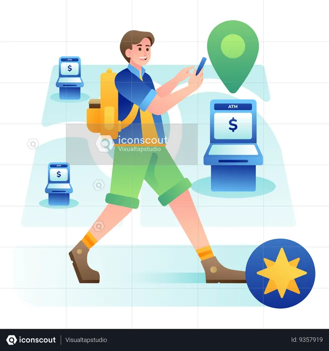 ATM Location Finder  Illustration