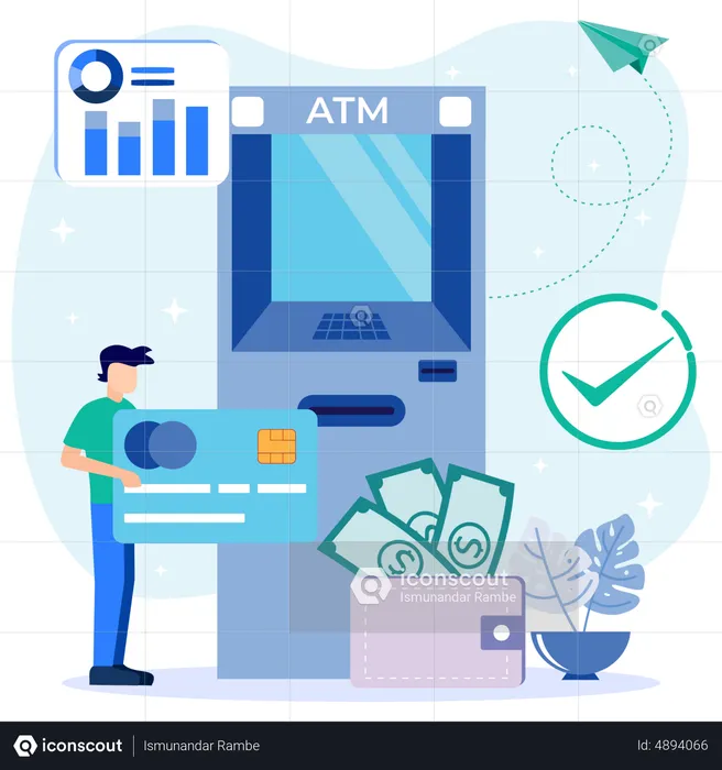 ATM Withdrawal  Illustration