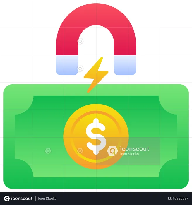 Attract Money  Illustration