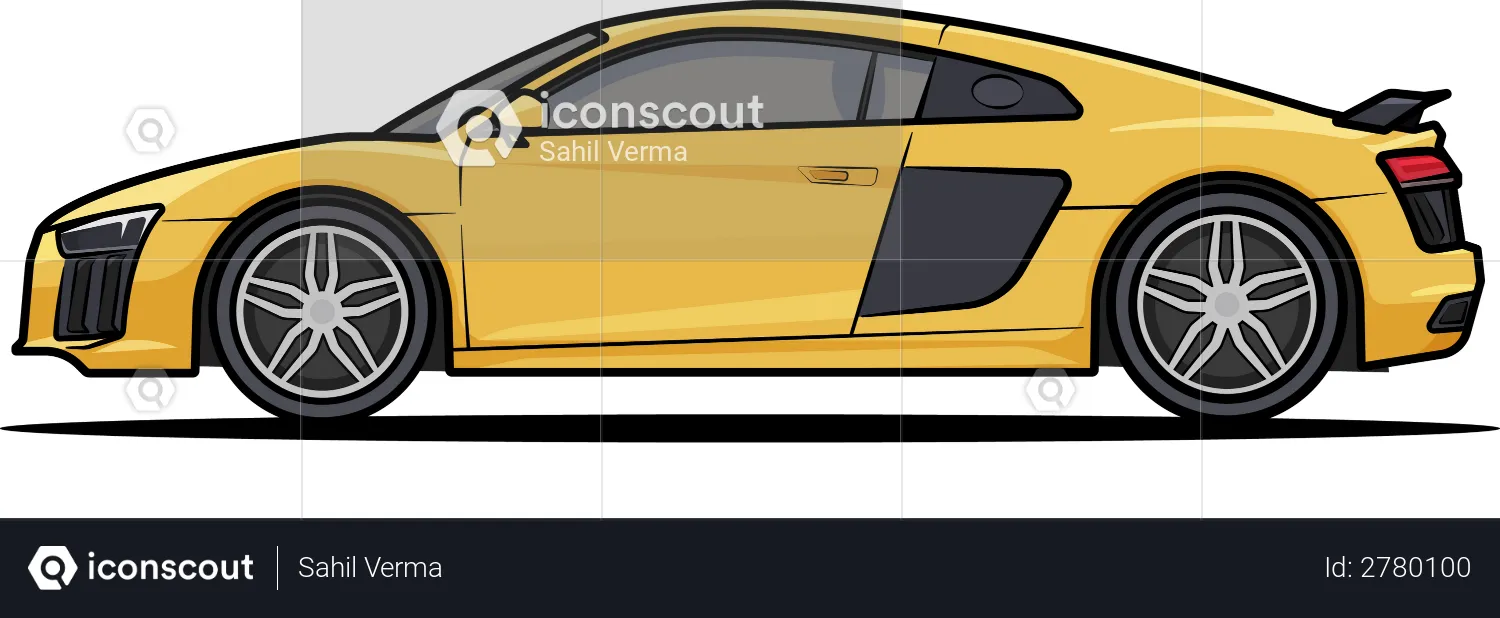 Audi r8  Illustration