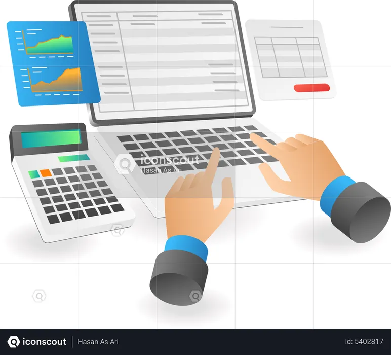 Auditoria financeira empresarial  Ilustração
