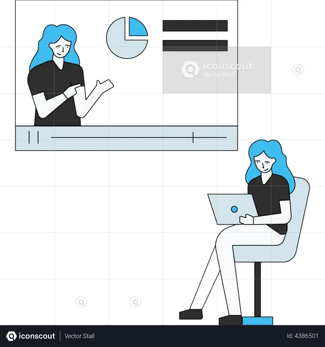 Palestra online de matemática na pademia  Ilustração