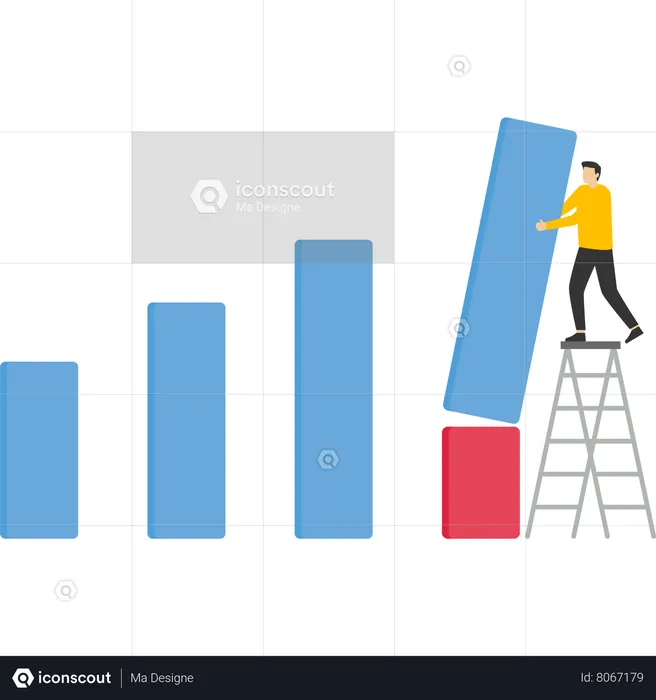 Incrementar los beneficios de las inversiones para obtener resultados empresariales.  Ilustración